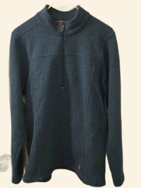 Eastern Mountain Sports EMS Women's Half zip Sweater Jacket Dark Blue-Size L